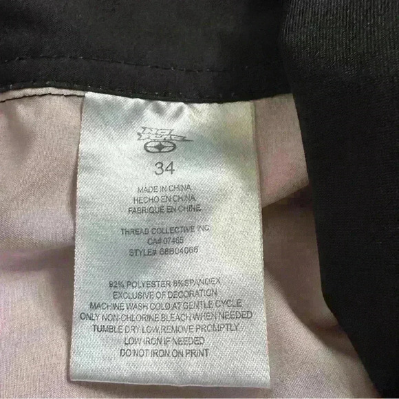 No Fear Men’s Board Short Or Swim Trunks Size 34 Red Black & White Stripe - Picture 5 of 13